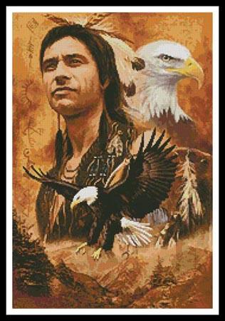 Eagle Montage - Artecy Cross Stitch