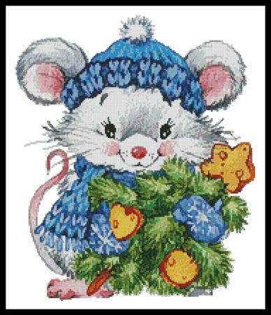 Christmas Mouse - Artecy Cross Stitch