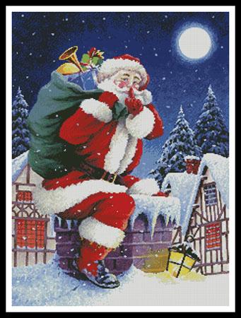 Santa's Here - Artecy Cross Stitch