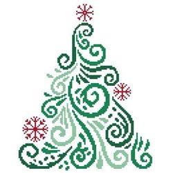Art Deco Tree 3 - Cross Stitch Wonders