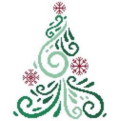 Art Deco Tree 4 - Cross Stitch Wonders