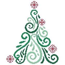 Art Deco Tree 5 - Cross Stitch Wonders