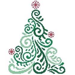 Art Deco Tree 7 - Cross Stitch Wonders