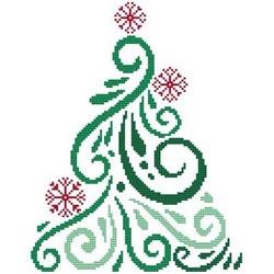 Art Deco Tree 9 - Cross Stitch Wonders