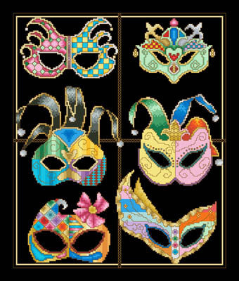 Festive Masks - Vickery Collection
