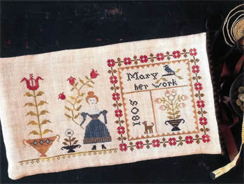 Mary's Work Sampler Bag - Stacy Nash Primitives