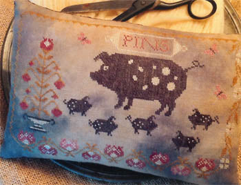 Spotted Pigs Pinkeep - Stacy Nash Primitives