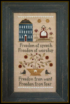 Four Freedoms - Little House Needleworks