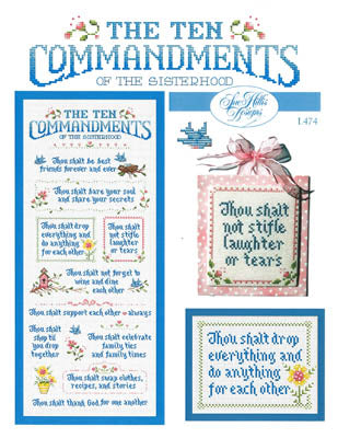 Ten Commandments of the Sisterhood - Sue Hillis Designs