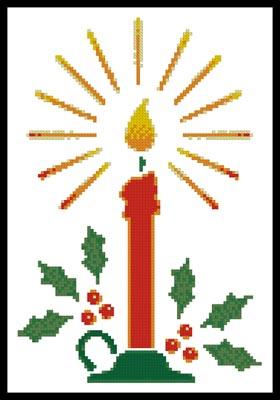 Christmas Candle - Artecy Cross Stitch