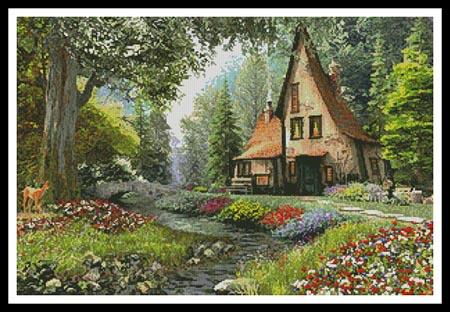 Toadstool Cottage - Artecy Cross Stitch