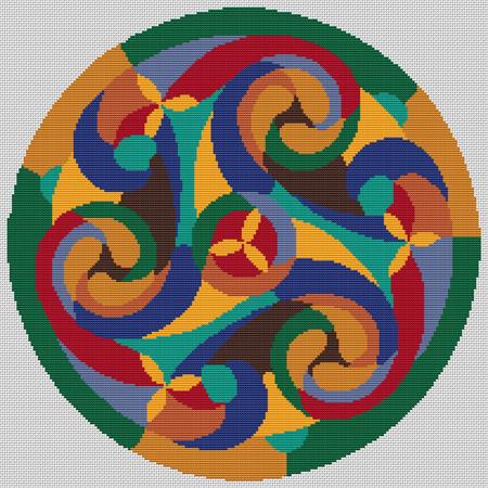 Celtic Shield - Vibrant - Artists Alley
