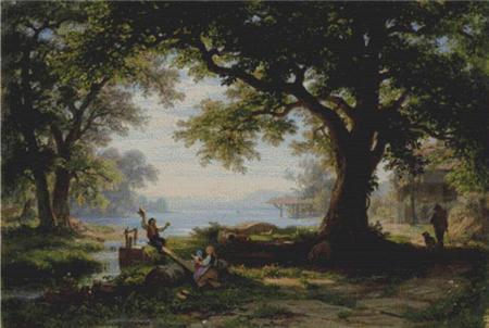 Auf der Wippe am Sempachersee - X Squared Cross Stitch