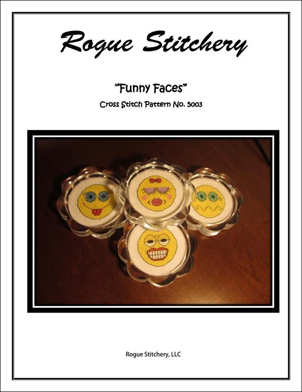 Funny Faces - Rogue Stitchery