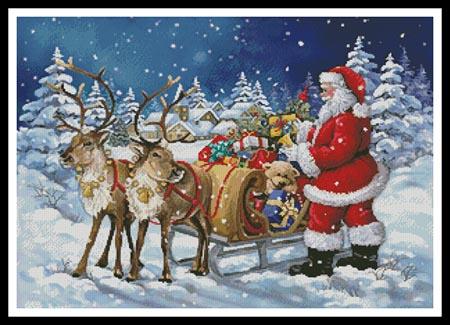 Santa's Sleigh - Artecy Cross Stitch