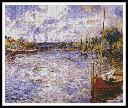 The Seine At Chatou - Artecy Cross Stitch