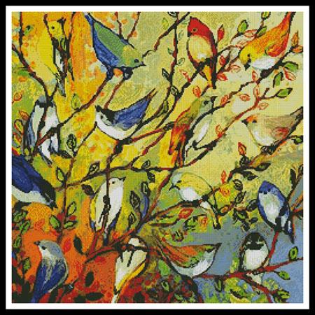 16 Birds - Artecy Cross Stitch