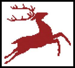 Reindeer Stencil - Artecy Cross Stitch