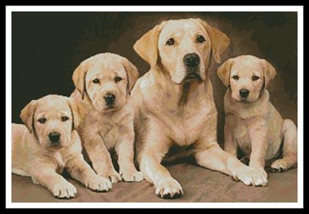 Golden Retrievers - Artecy Cross Stitch