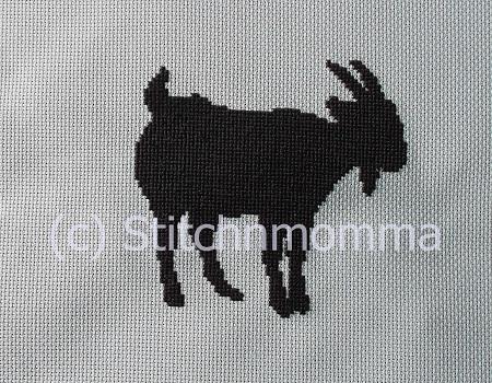Goat Silhouette - Stitchnmomma