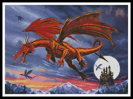 Dragon Flight - Artecy Cross Stitch