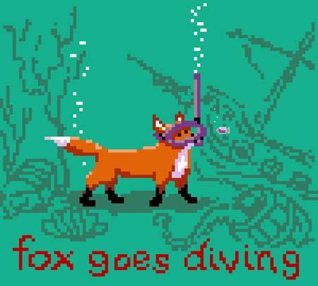 Fox Goes Diving - Loxley Designs