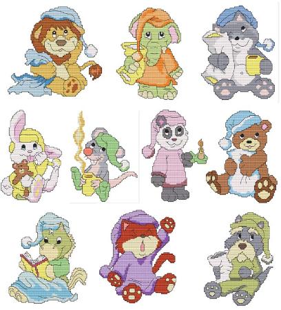 PJ Critters - Cross Stitch Wonders