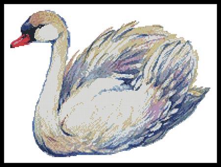 Swan Drawing - Artecy Cross Stitch
