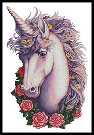 Unicorn Cameo - Artecy Cross Stitch