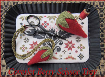 Coverlet Berry Scissor Tray - Scarlett House