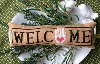 Wee Welcome, September Heart in Hand - Needle Bling Designs