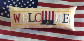 Wee Welcome, Patriotic - Needle Bling Designs