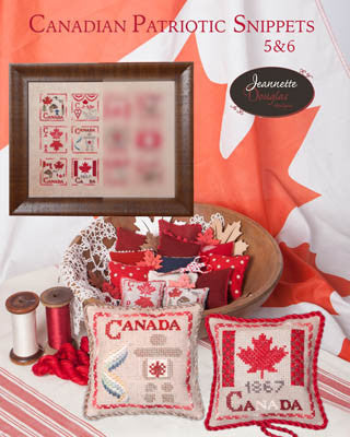 Canadian Patriotic Snippets 5 & 6 - Jeanette Douglas Designs