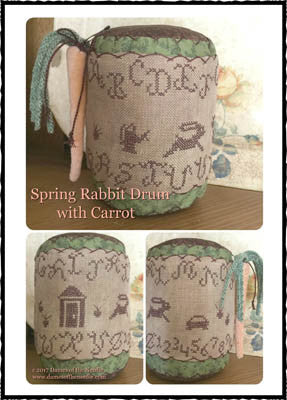 Spring Rabbit Drum - Dames of the Needle