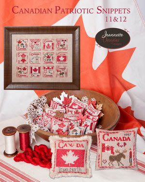 Canadian Patriotic Snippets 11 & 12 - Jeanette Douglas Designs