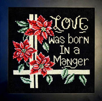 Love was Born in a Manger - Bobbie G. Designs