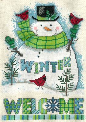 Winter Welcome Snowman - Imaginating