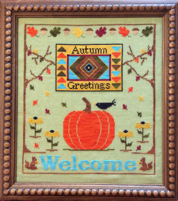 Autumn Greetings - Needle Bling Designs