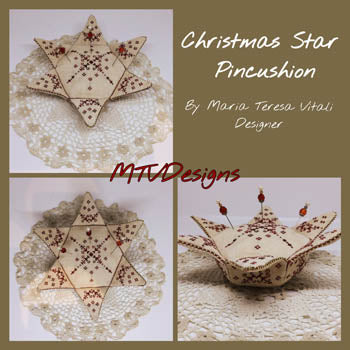 Christmas Star Pincushion - MTV Designs