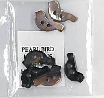 Pearl Bird Buttons - Homespun Elegance