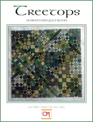 Treetops (Cross Stitched Quilt blocks Collection) - CM Designs
