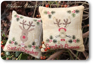 Santa's Reindeer & Bunnie - Madame Chantilly