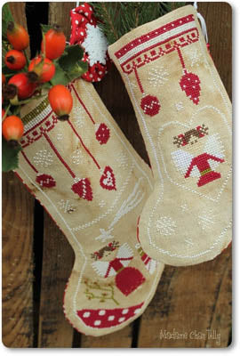 Angels, Christmas Stocking - Madame Chantilly