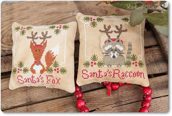 Copy of Santa's Fos & Raccoon - Madame Chantilly