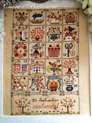 Shabby Autumn Calendar - Cuore E Batticuore