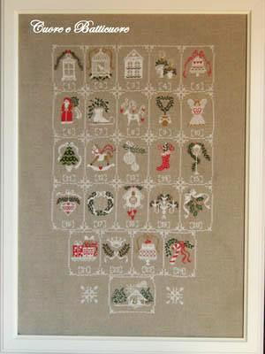 Shabby Advent Calender - Cuore E Batticuore