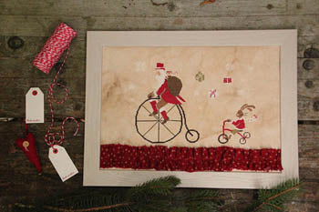 Santa on the Bike - Madame Chantilly