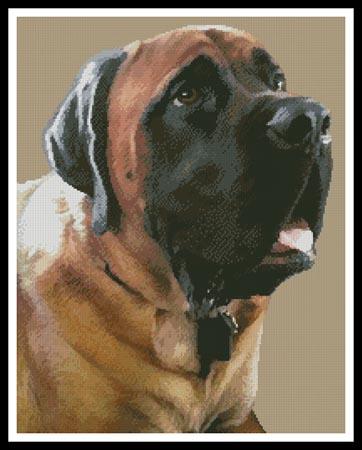 English Mastiff - Artecy Cross Stitch