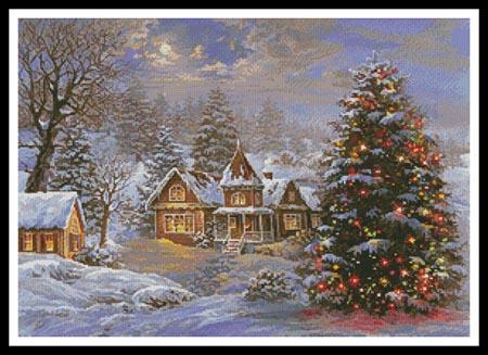 Happy Holidays Painting - Artecy Cross Stitch