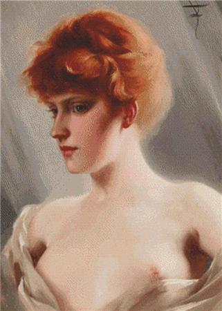 The Artist's Model - X Squared Cross Stitch
